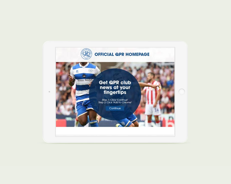 website design - QPR