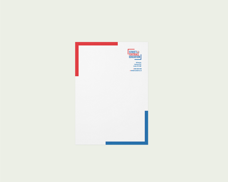 SFE letterhead design