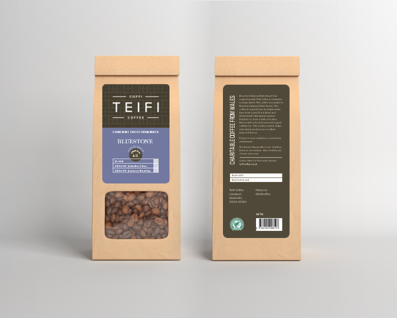 Coffee label design