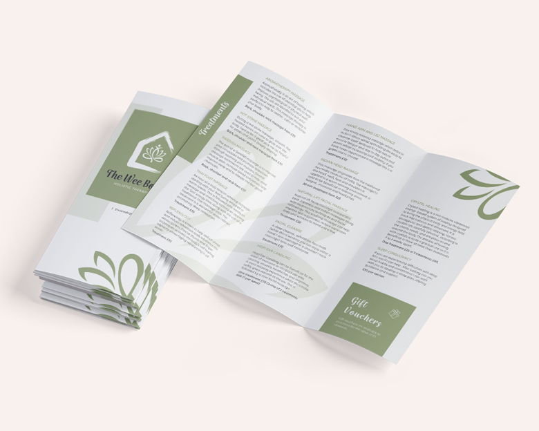 The Wee Bothy trifold flier